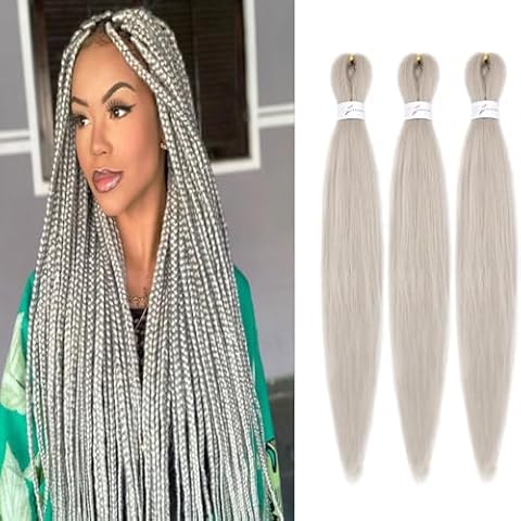 XGY Pre Stretched Silver Braiding Hair Cover