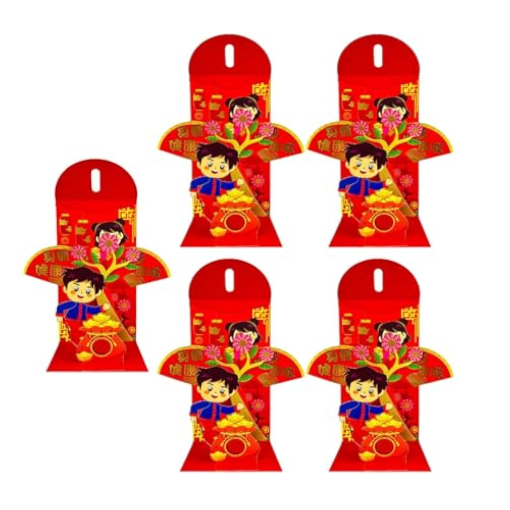 5X Chinese New Year Red Envelopes for Festivals