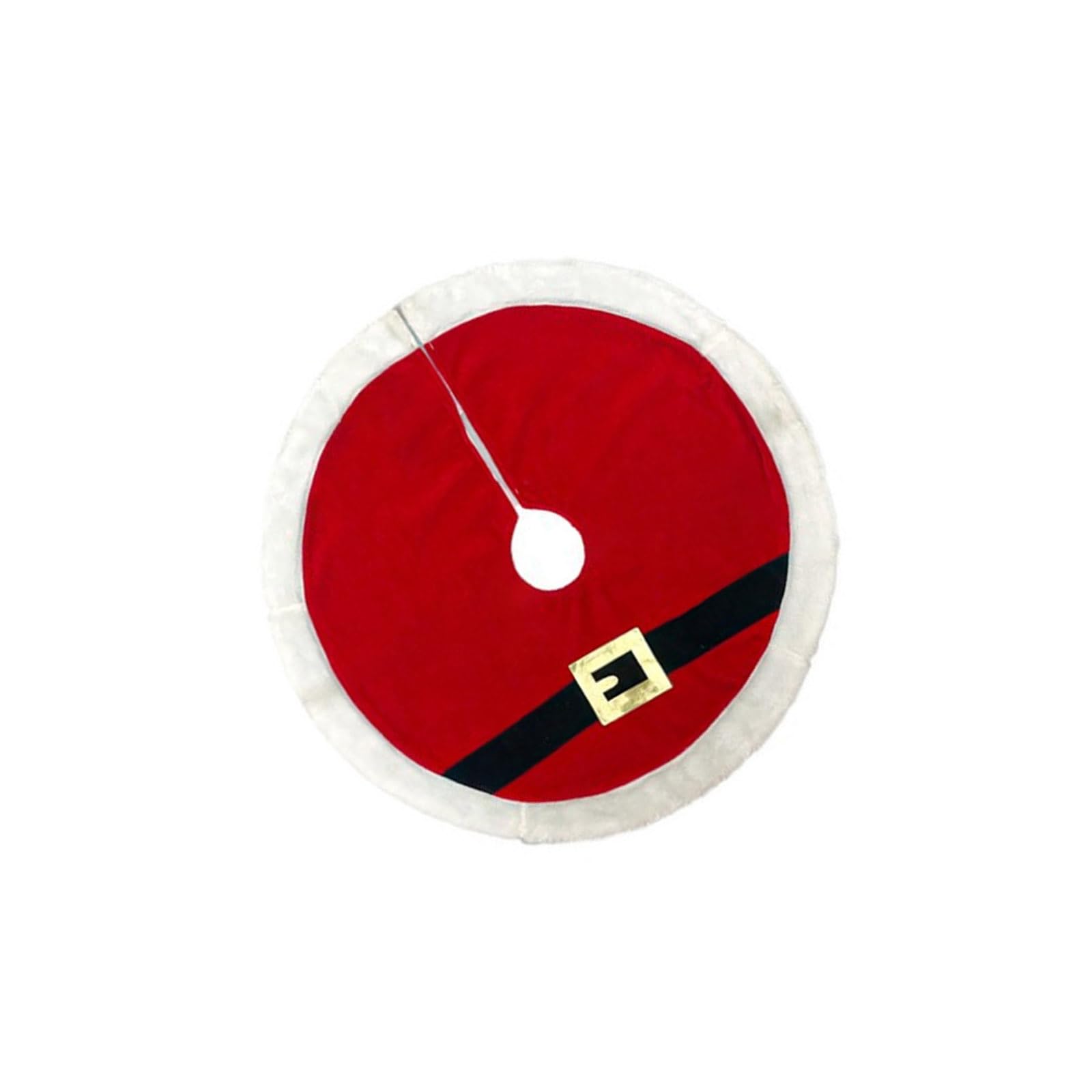 Zxfdsfdbnm Cloth Christmas Tree Skirt Round Shape Velvety Christmas Tree Mat Base Covers Decoration for Home Decoration Festival Celebration Round Skirt
