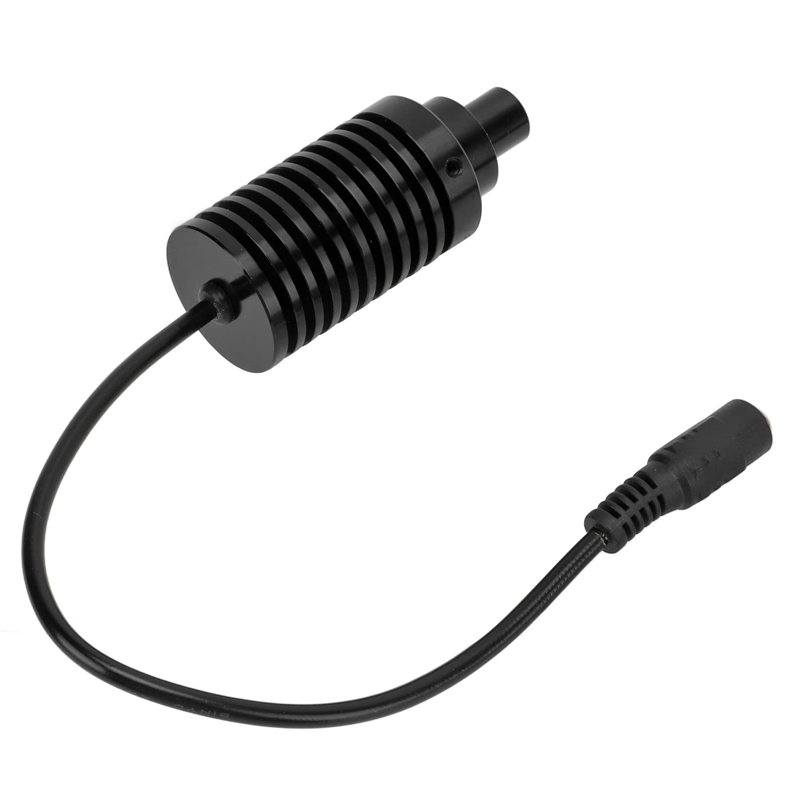 Microscopio Luce Coassiale 3000K-6000K Regolabile Luce Spot LED Luminosità Illuminatore con Buona Dissipazione del Calore AC100V‑240V per Microscopio Luce (Spina europea Φ11mm bianca)