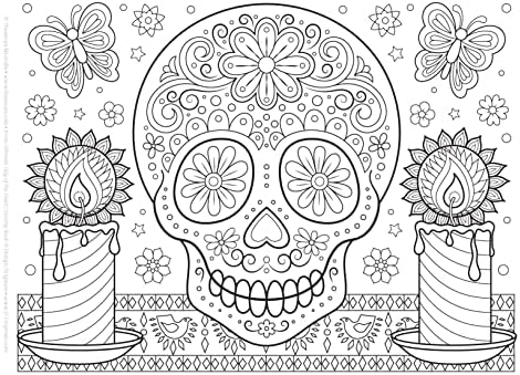 Ultimate Day of the Dead Coloring Book