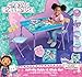 Gabby's Doll House Girls Folding Table & Chairs Set for Kids and Toddlers 36 Months Up To 7 years, Includes: 1 Table (36