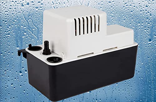 Little Giant VCMA-15ULST 115 Volts, 65 GPH, 1/50 HP Bomba de remoção automática de condensado com in