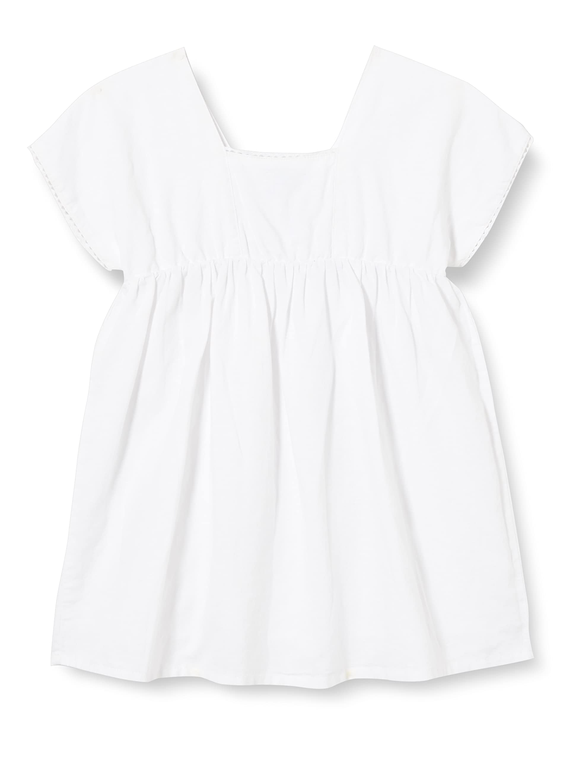 United Colors of Benetton Girl's Vestito 4BE7GV004 Dress, Bianco 101, 82