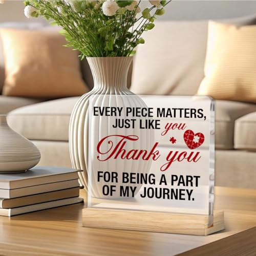 Thank-You-Gifts-for-Men-Women-Appreciation-Gifts-for-Teacher-Coach-Coworker-Friends-Thank-You-for-Being-a-Part-of-My-Journey-Acrylic-Desk-Sign-Decor Thank You Gifts for Men Women Appreciation Gifts for Teacher Coach Coworker Friends Thank You for Being a Part of My Journey Acrylic Desk Sign Decor