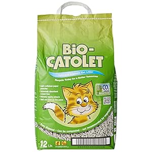 Bio-Catolet Light & Hygienic Recycled Paper Granules Cat Litter 12 Litre