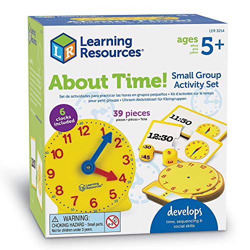 Learning Resources Ler3214 Time Small Group Activity Set Of 6 #TOP3