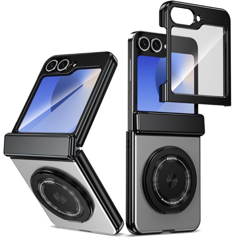 Coque rigide Galaxy Z Flip 4 pour éviter les chutes avec anneau de doigt