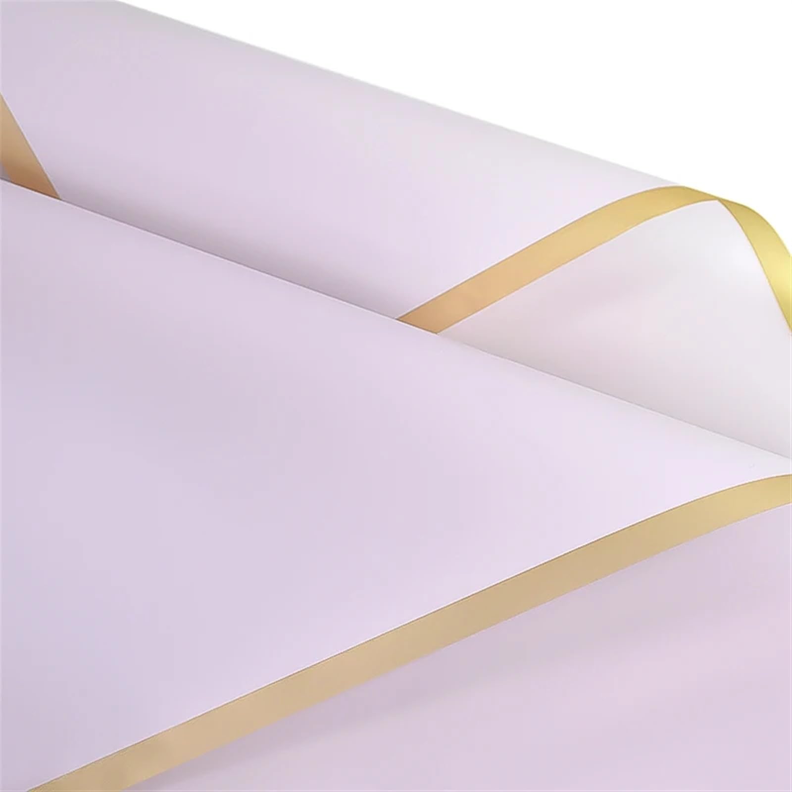 Papier do pakowania kwiatów, Papier do pakowania kwiatów 50 szt. Wielokolorowy 56x56cm(Light Purple)