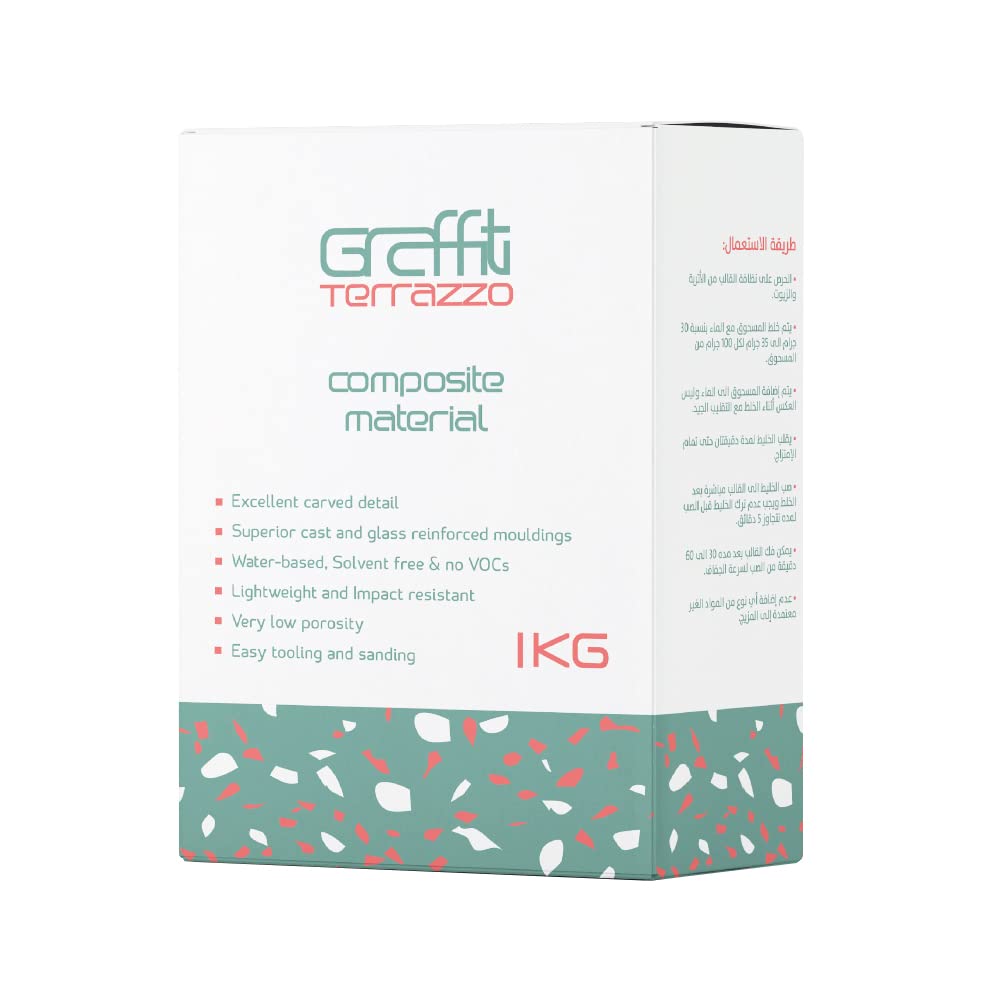 Graffiti Terrazzo Composite Material (1 KG)