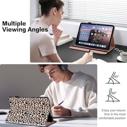 Pochette Samsung Galaxy Tab A11 Plus léopard légère et stylée