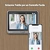 EZVIZ Campanello Digitale con Schermo Tattile a Colori da 4,3'' Videocitofono Senza Fili con Batteria Ricaricabile da 4600 mAh, Rilevamento del Movimento PIR, Audio Bidirezionale, Modello CP4
