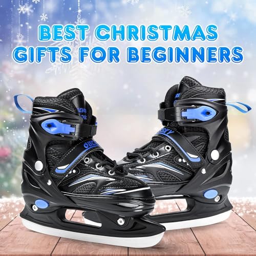 OBENSKY Adjustable Kids Ice Skates
