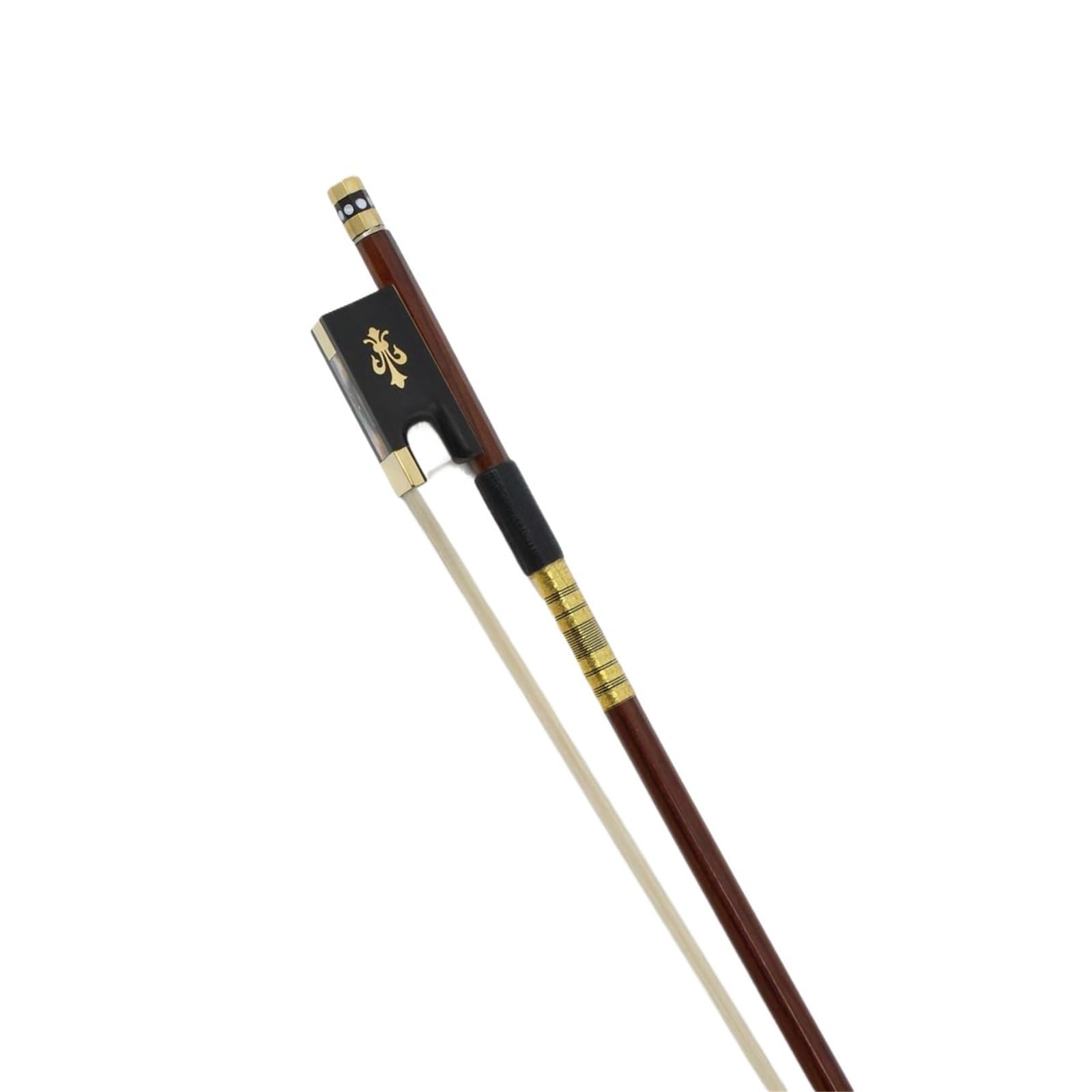 Geigenbogen Geigenbogen Ausgewählter brasilianischer Holzbogen Musikinstrumentenzubehör(Gold)