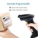 NADAMOO Wireless Barcode Scanner with Stand 2-in-1 2.4G Wireless & Wired USB Bar Code Scanner Handheld Laser Bar Code Reader Automatic Hand Scanner for Computer POS Warehouse Inventory Library