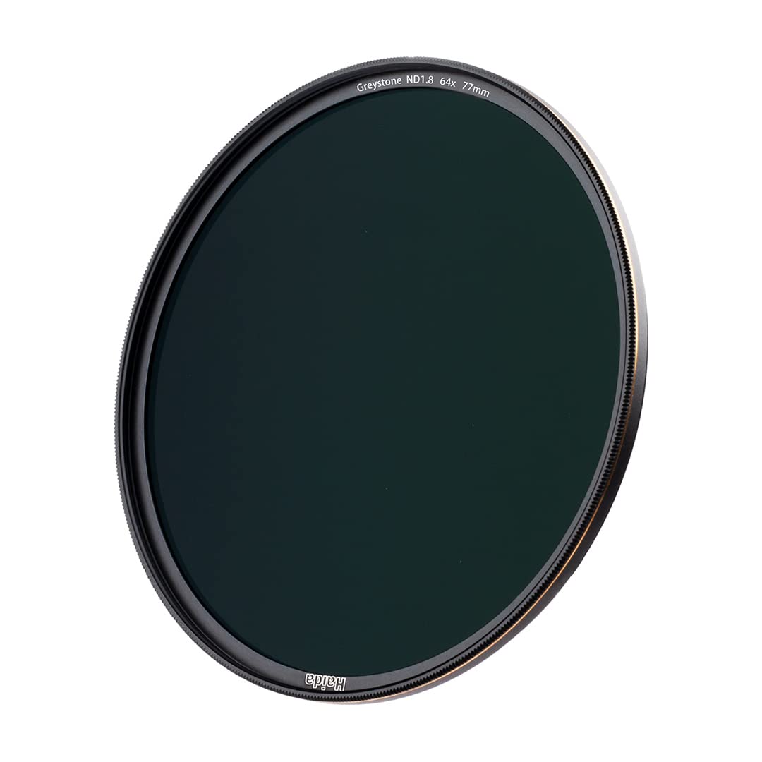 Haida 52 mm ND64 Filter, 6 Blenden, Graufilter, mehrfach beschichtet, Objektivfilter mit goldenem Außenring