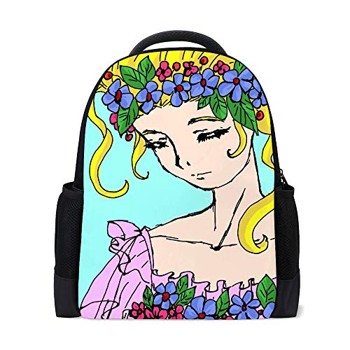 Sac à dos voyage coloré pour adolescentes et femmes actives