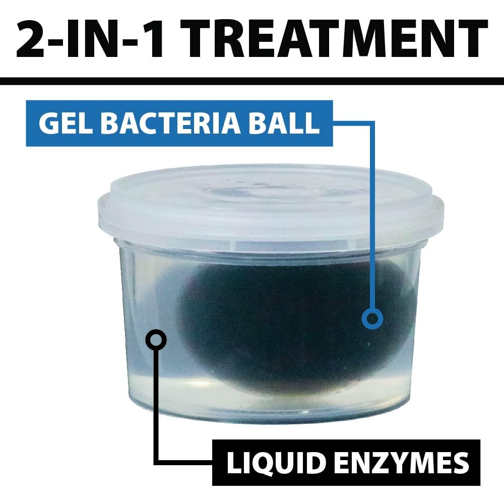 CrystalClear PondShock Ball, Natural Enzymes & Live Bacteria, Freshwater Clarifier Shock Treatment, Muck & Sludge Remover for Small Pond & Outdoor Water Garden Ponds, Koi Fish & Aquatic Plants Safe