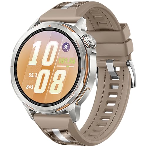 Image of XMUXI 22mm Quick Release Strap Compatible with Huawei Watch GT 7 GT6 5 4 3 46mm Nylon with Silicone Straps for GT6 Pro GT5 Pro 46mm,Vivoactive 4,Bip 6,Venu 4 45mm Replacement Band