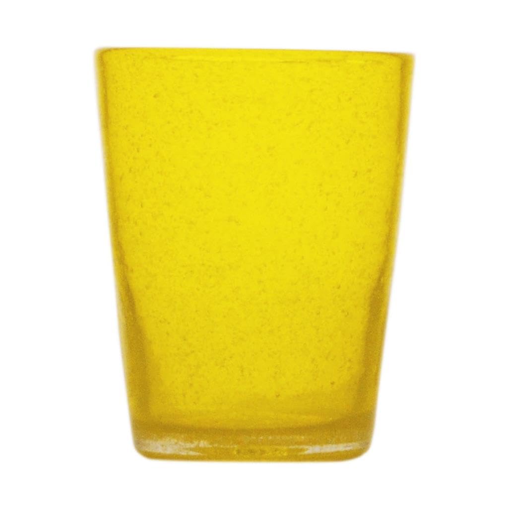 Memento Set 6 bicchieri acqua in pasta di vetro 300cc - Colorato vivace