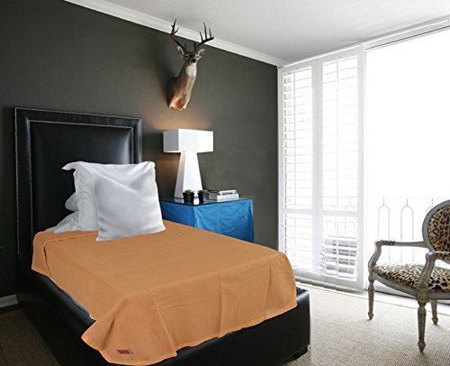 Image of Raymond Home Woolen Single Blanket - Brown