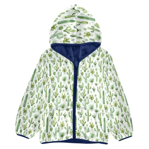 Cactus Boys Fleece Coat,Children's Zip-Up Hoodie Jacket,Baby Warm Fashion Outerwear 3-10T,A113299 - Main Image