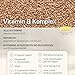 Vitamin B Komplex hochdosiert in Buchweizen | im Glas | natürlich | vegan | hochdosiert | Alle B Vitamine mit Vitamin B12 | vegan, laborgeprüft und in Deutschland hergestellt