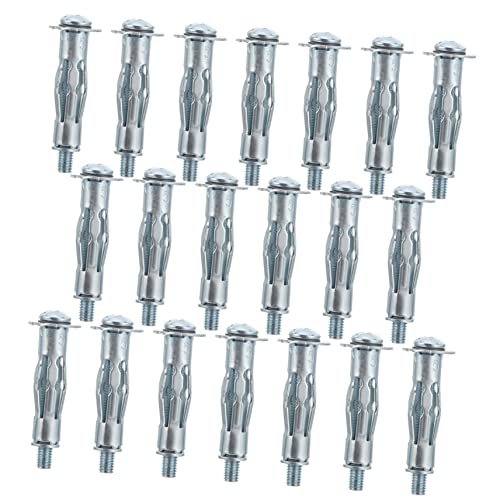 CIYODO 20 Pcs Heavy Duty Hollow Wall Anchors for Drywall Tools Cavity Wall Fixer Plasterboard Fixing Screws