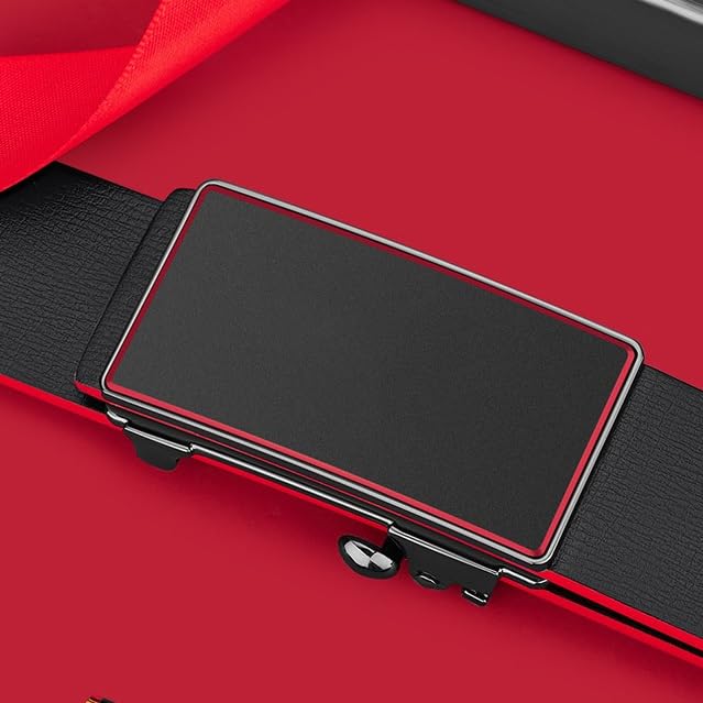 Men's Belt With Toothless Automatic Buckle Business And Leisure Belt Youth Belt2