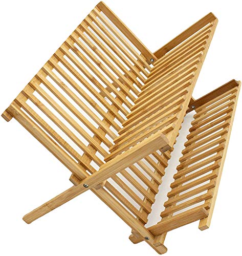 EM HOME Lavastoviglie Scolapiatti in Legno di