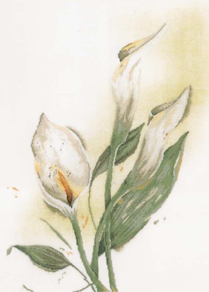 Lanarte PN-0008015 Calla - Kit de punto de cruz (algodón, 50 x 60 cm