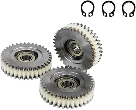 3Pcs 36T E-Bike Planetary Gear 47.5x12mm Steel and Nylon Gear for Electric Bike Electric Vehicle Bicycle Worm Gear