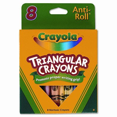 Triangular Crayons (8/Box) [Set Of 3] #TOP25