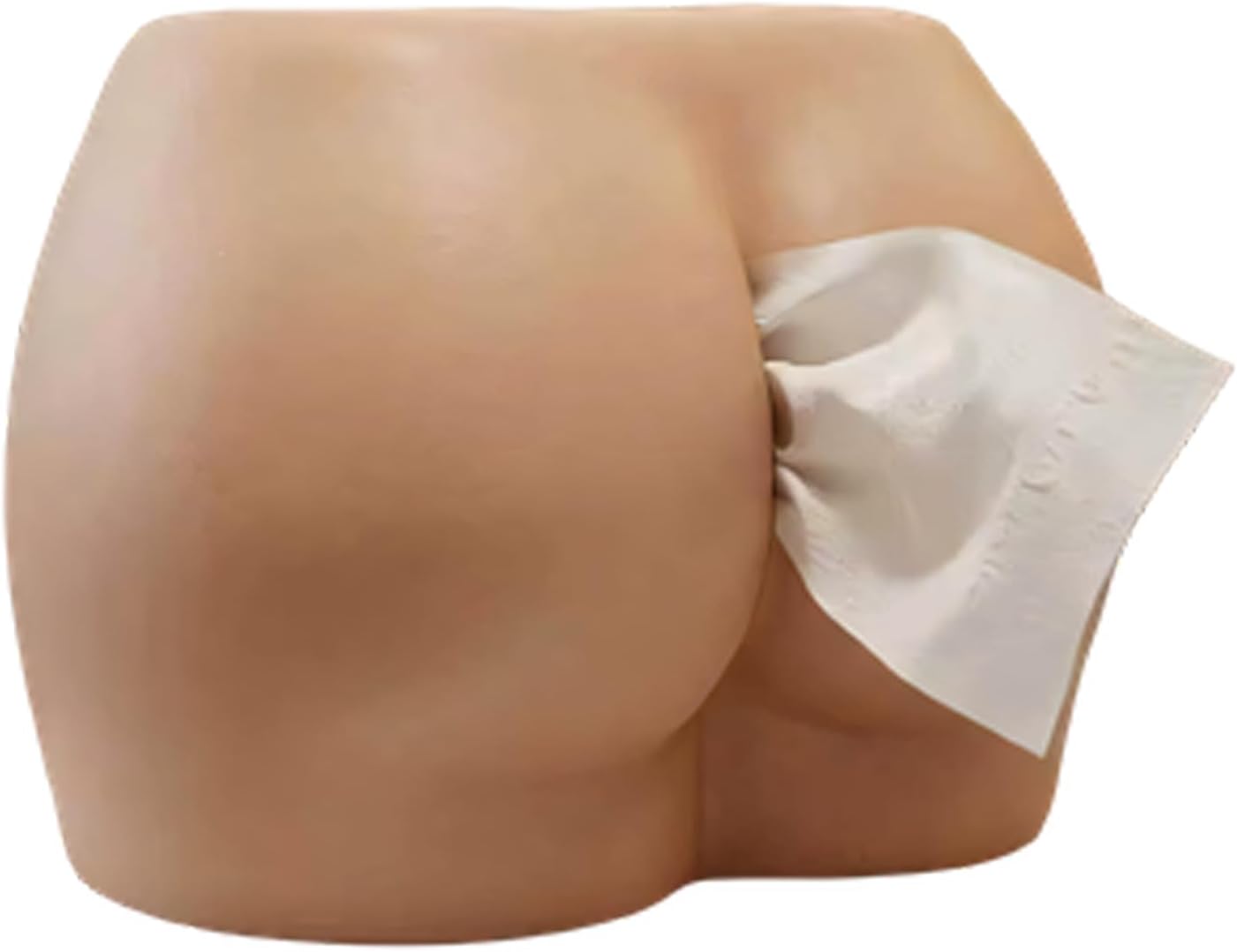 Resin Tissue Box, Sculpted Tabletop Dispenser with Side Pull Opening, 3.93 Inch Decorative Holder for Party and Vanity