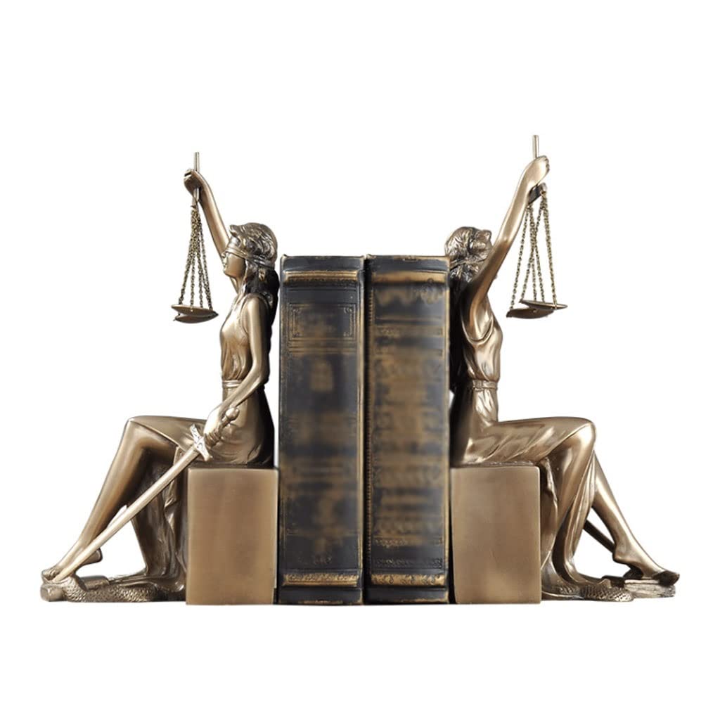 Serre-Livres Décoratifs en Résine Rétro au Style Européen KYUSAR