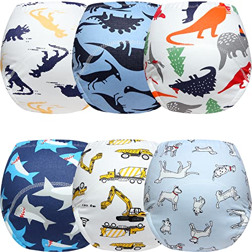Adorel Braguitas de Entrenamiento Bragas Bebe Nino Pack de 6 Dinosaurio 3-4 Años (Tamaño del Fabricante 100)