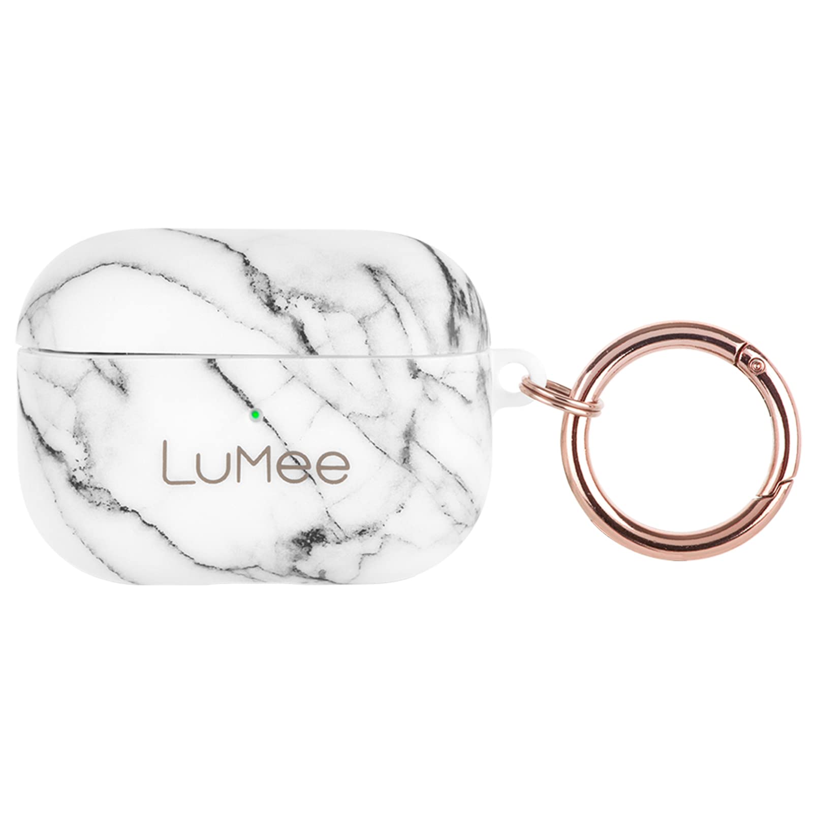 Case-Mate LuMee x Case for Airpods Pro - Compatible with Apple AirPods Pro - White Marble