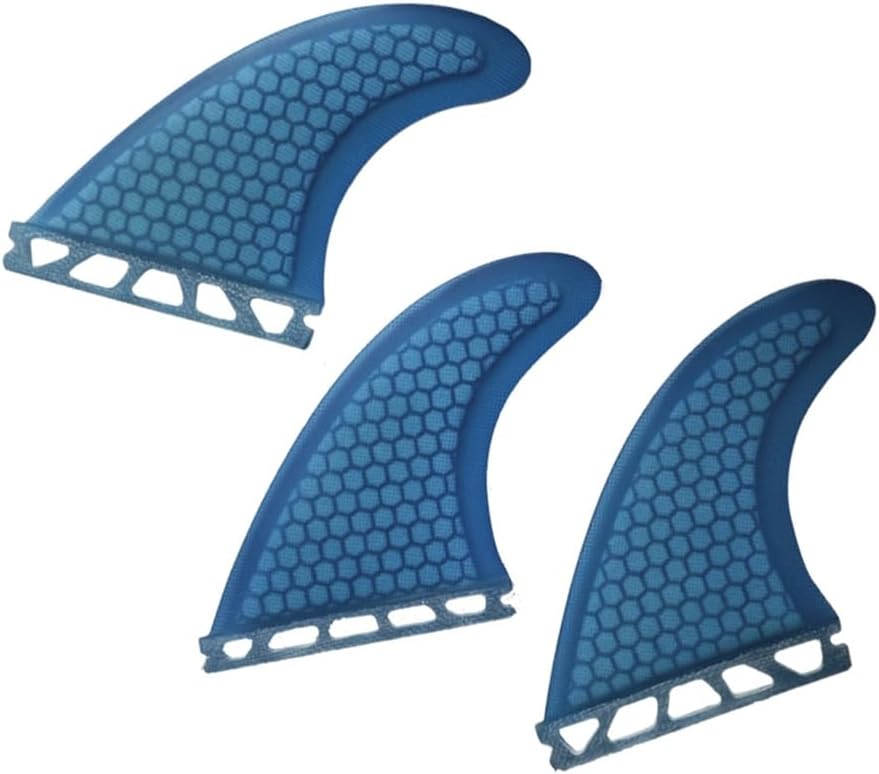 Professional Surfing Fin Honeycombed Pattern Surfing Water Waved Fin for Various Surfing Environment