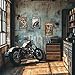 Ubewair Motorcycle Metal Sign Gifts For Riders Men You Don't Stop Riding When Get Old Wall Art Decor Rider Tin Garage Signs Man Cave Accessories 8x12 Inch