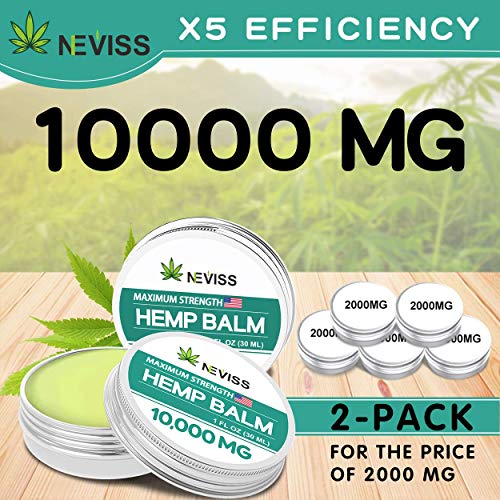 NEVISS (2 Pack) Organic Hémp Balm 10000 MG - 2 Fl Oz - Image 3
