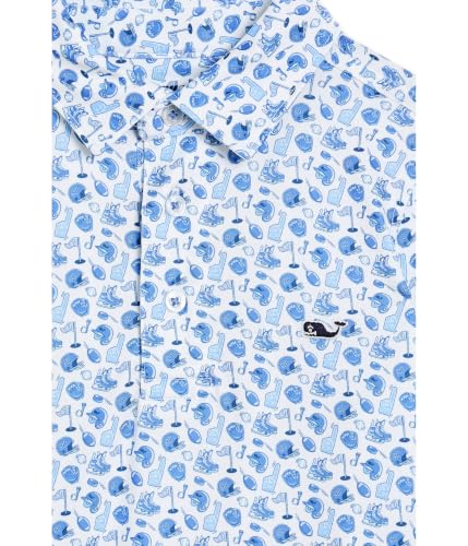Image of vineyard vines Boys' Printed Sankaty Performance Polo, Multi Sport, 2T