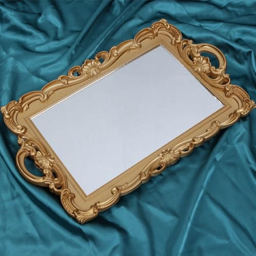 Plateau miroir or portable élégant pour l'hôtel et maison - 7