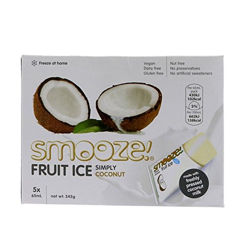 SmoozeSimply Coconut Fruit Ice | 4 x 5 x65ml