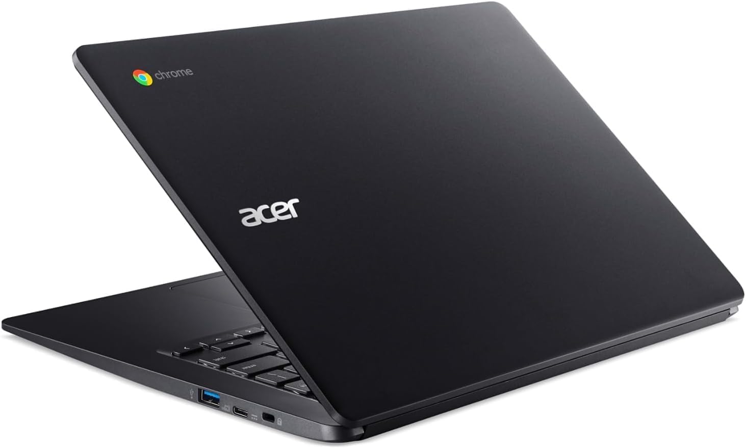 acer Chromebook Laptop - 14 Inches FHD - Touchscreen - IPS Display - 4GB LPDDR4 RAM - 64GB eMMC Storage - Intel Celeron Dual-Core Processor - Charcoal Black - 12.5 Hours Battery Life - 720p Webcam