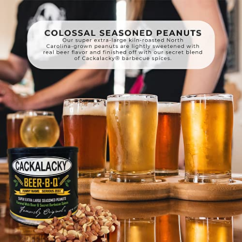 Cackalacky® Beer B-Q® Seasoned Peanuts, 12 Oz. , Flavored With Beer & Secret Barbecue Spices Makes Great Snacks For Backyard Barbecues, And More - Made With Peanuts And Spices #TOP3