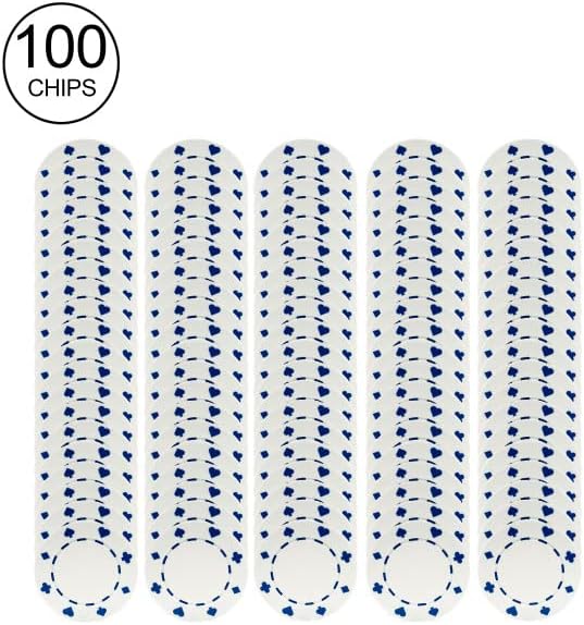Miniatura 4 de Poker Chips  100-Piece Set of 11.5-gram Blackjack Chips with Suited Design  Made of Composite Resin for Texas Holdem