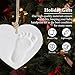 kimitimi Baby Handprint Footprint Keepsake Ornament Kit, Personalized Baby Foot Printing Kit for Newborn Clay Impression Handmade DIY Imagination to Create