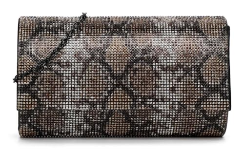 Tamaris Amalia Animal Clutch Sand : pochette effet serpent