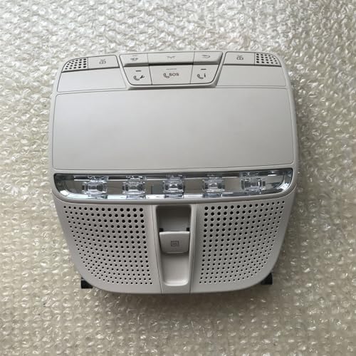 Car Reading Light Sunroof Switch for Mercedes Benz C180L E300L C260L GLC260,Car Interior Overhead Console Dome Light Reading Lamp Sunroof Switch Parts.,A-Black Without Glasses case