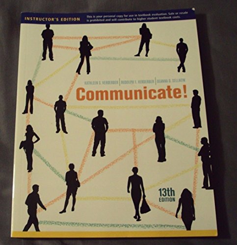 Communicate! 13th Edition 0495901717 Book Cover
